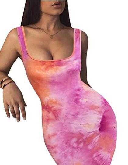 Sexy Bodycon Tank Dress Sleeveless