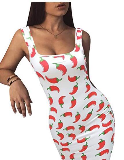 Sexy Bodycon Tank Dress Sleeveless