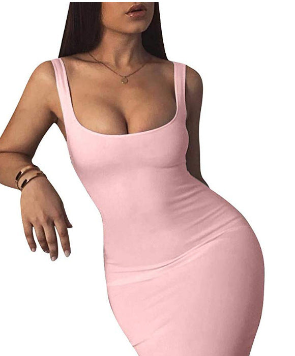 Sexy Bodycon Tank Dress Sleeveless