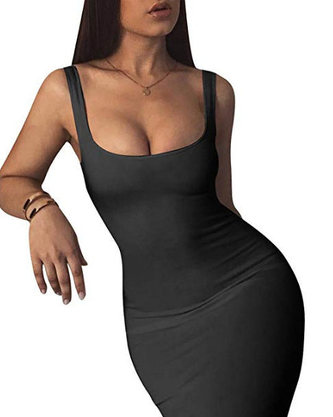 Sexy Bodycon Tank Dress Sleeveless