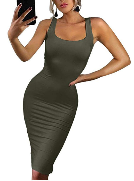 Sexy Bodycon Tank Dress Sleeveless