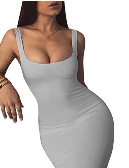 Sexy Bodycon Tank Dress Sleeveless